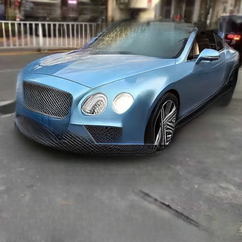 For  Bentley Continental GT 2012-2017 Modified Small Surround Carbon Fiber Pair of Side Skirts view 4