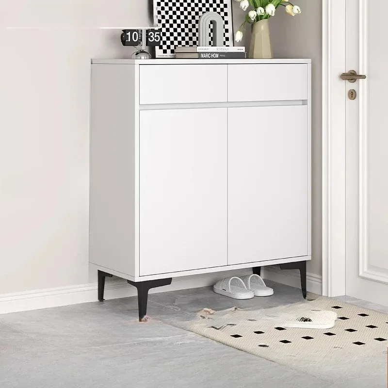 

Creative Modern Shoes Rack Black Designs Entrance Vertical Big Size Shoes Rack Sturdy Minimalist Sapateira Room Decorations