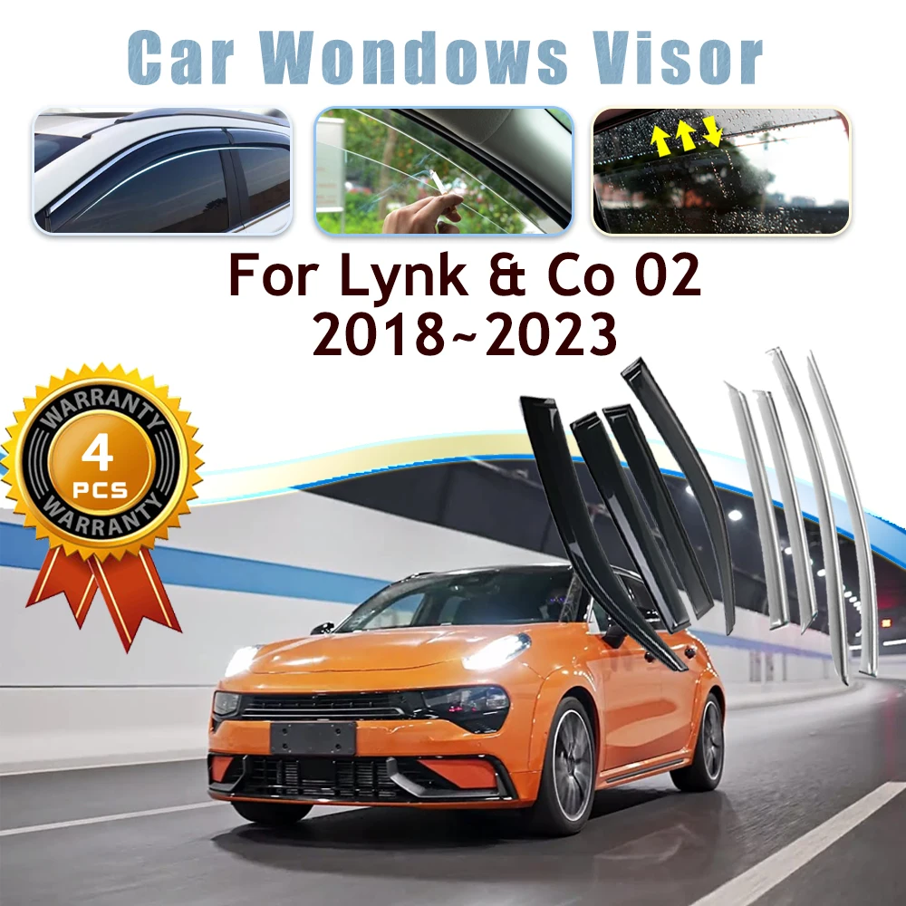 

Car Window Visors For Lynk & Co 02 CC11 2018 2019 2020 2021 2022 2023 Hatch SUV Snow Side Deflector Guard Wings Auto Accessories