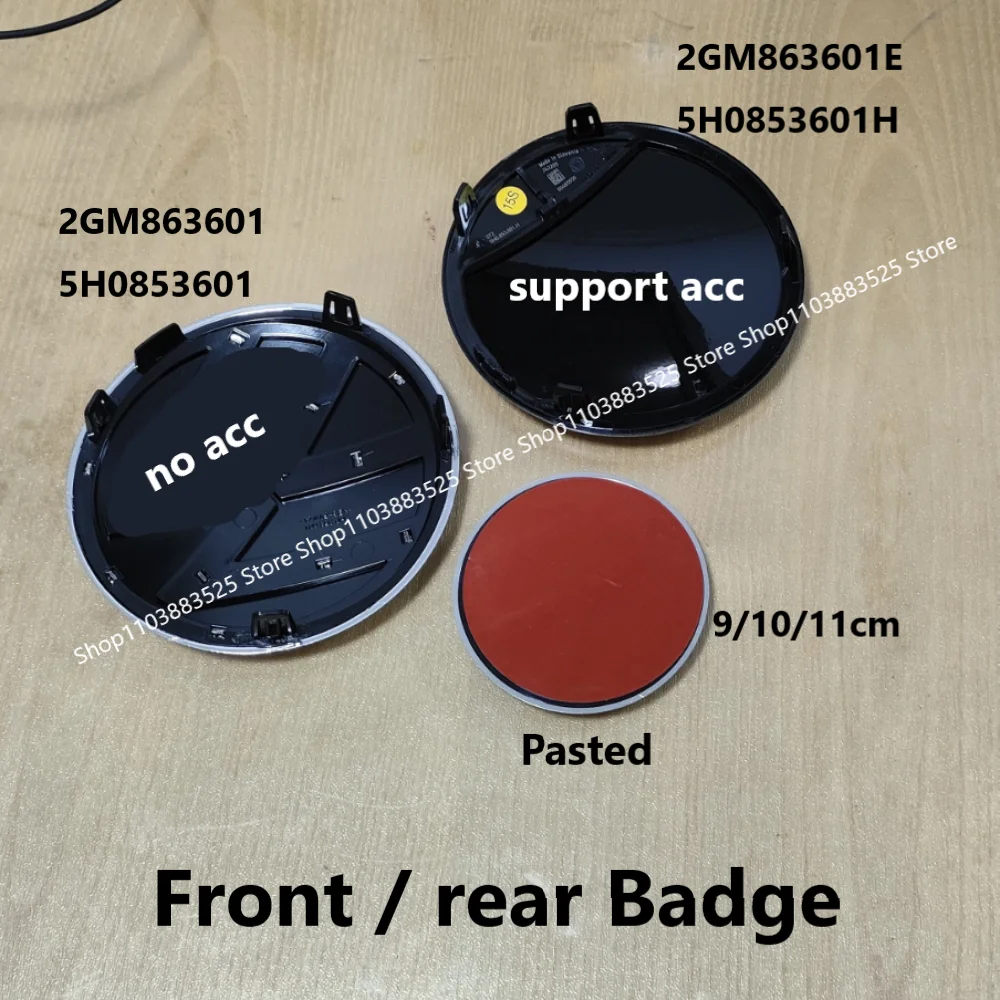 

Front Emblem Rear Trunk Badge Sticker for PASSAT LAVIDA Sagitar BORA JETTA GOLF POLO Lamando T-Cross TACQUA T-ROC MAGOTAN Arteon