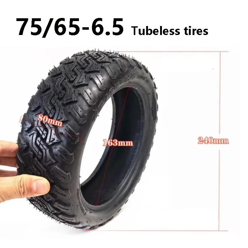 60/70/85/90/100/65-6.5 vacuum tire 10x2.50/2.70-6.5 Airless  for Motorized scooter s