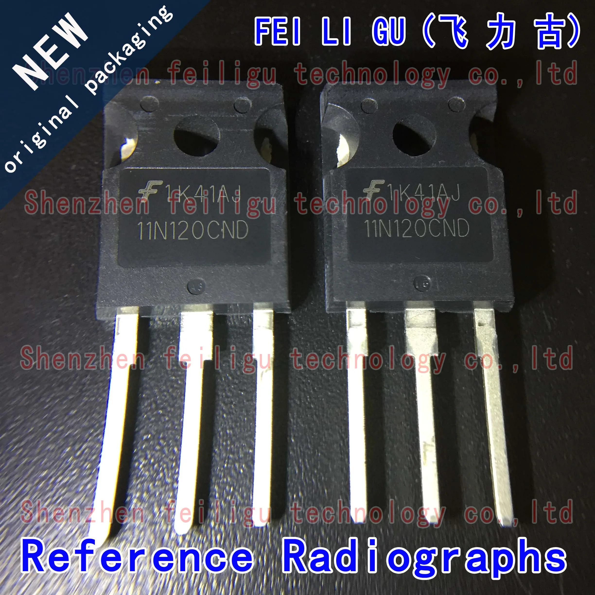 1~30PCS 100% New original HGTG11N120CND 11N120CND package:TO-247 straight 1200V 43A NPT IGBT tube