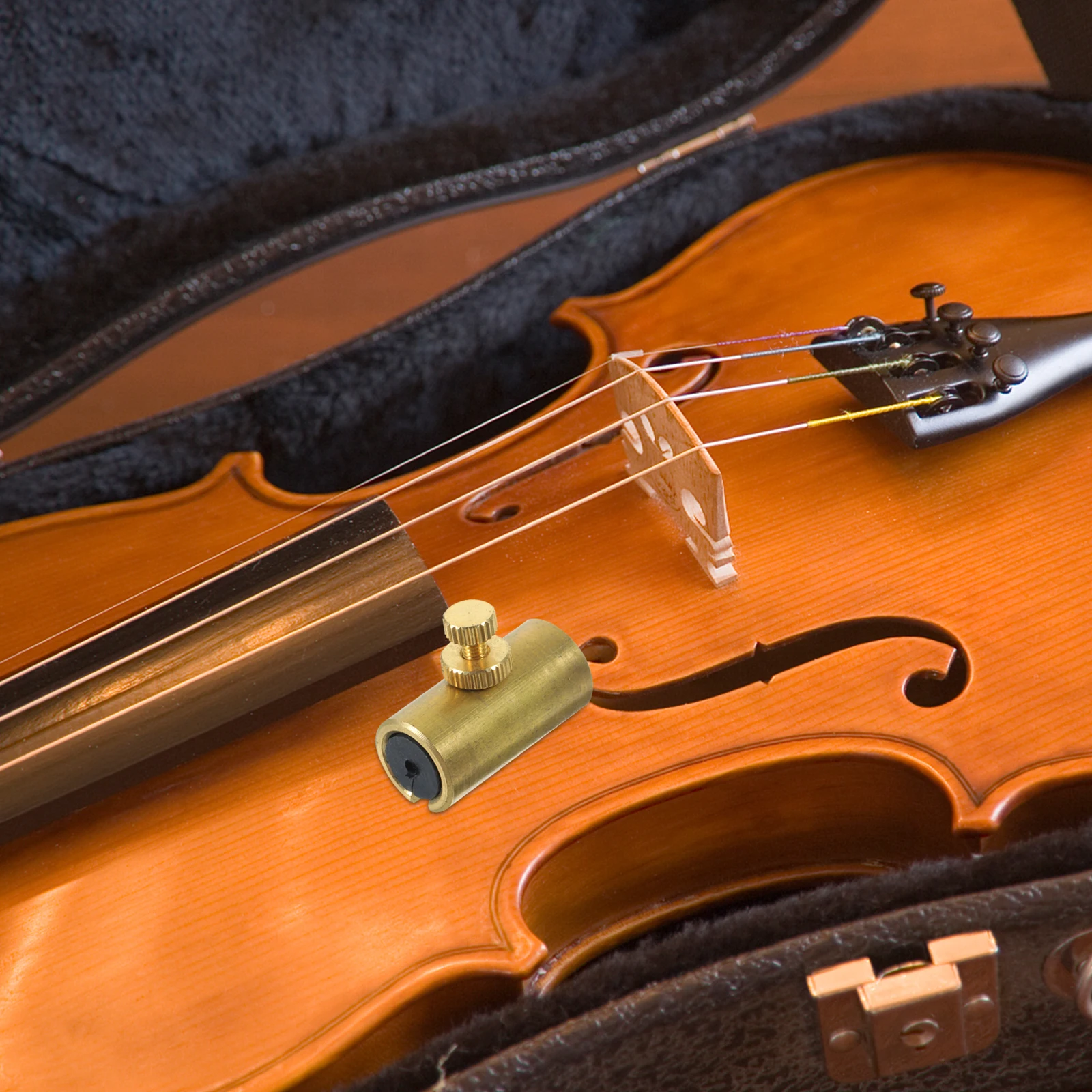 

Wolf Tone For Violin Cello Metal Mute Accessory Noise Removal Replacement Compact Durable Lightweight Easy Install