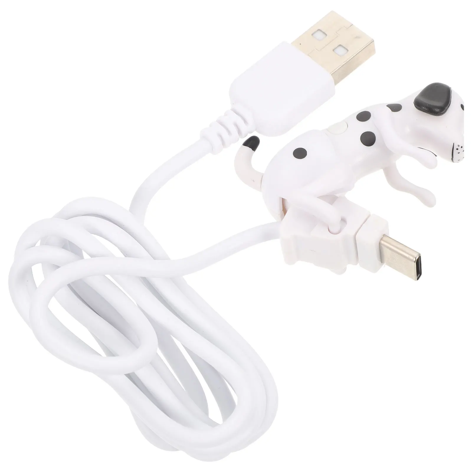 

Creative Puppy Charging Cable Durable for Mobile Phone Rogue Dog Swinging Buttocks While Charging Portable
