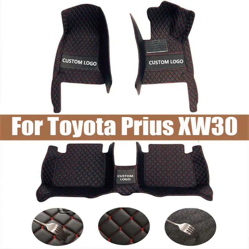 

Car Floor Mats For Toyota Prius XW30 2010~2015 7seat Waterproof Tapete Automotivo Para Carro Car Mats Fully Set Car Accessories