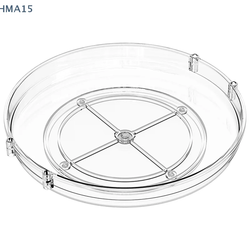 

[HM]Rotating Spice Rack Multipurpose Storage Turntable Organizer For Cabinet Kitchen Pantry