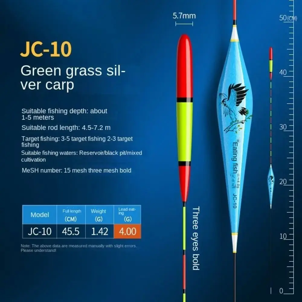 

Big Buoyancy Nano Fishing Float High Quality High Sensitivity Vertical Buoy Stable Durable Eye-catching Fishing Bobber