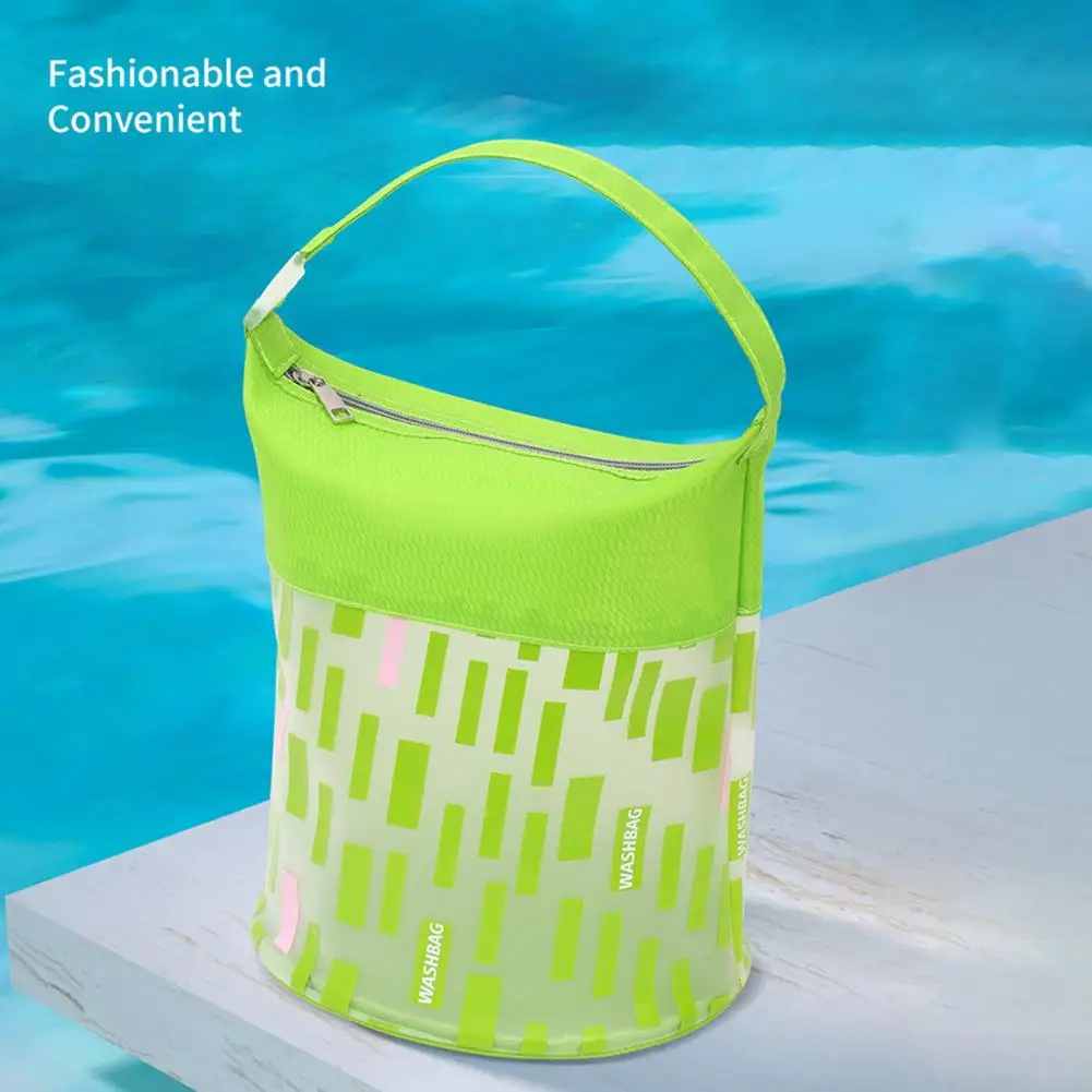 

Sunscreen Storage Bag Multi-purpose Cosmetic Bag Versatile Travel Toiletry Bags with Smooth Zipper Portable Handle for Makeup