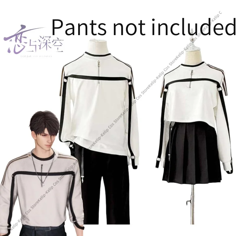 

Игра Love and Deepspace Caleb Косплей Костюм Взрослых Мужчин Пальто Униформа Костюм Пуловер с Капюшоном Топ Повседневная Одежда на Хэллоуин