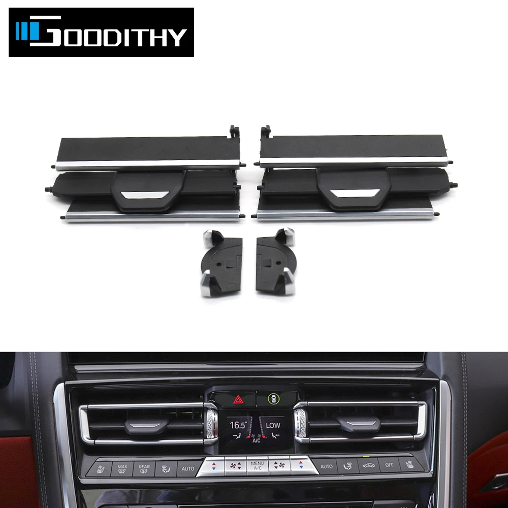 

Car Front Center Air Conditioning Middle AC Vent Grille Outlet Panel Repair Kit For BMW 8 Series G14 G15 G16 F91 F92 2017-2022