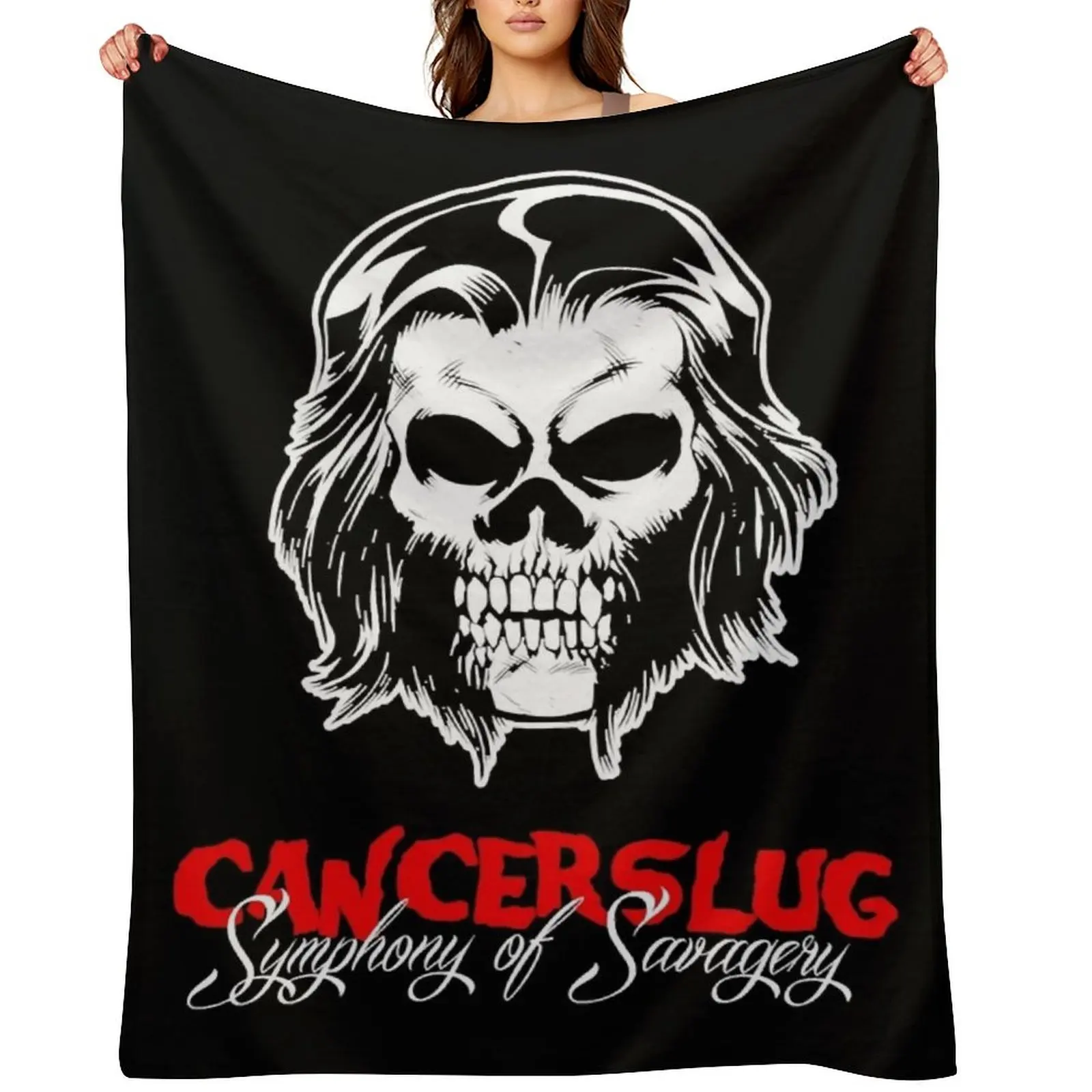

Underground PunkMetal America - Cancerslug Essential . Throw Blanket Plaid for winter Stuffeds Decorative Sofas Blankets