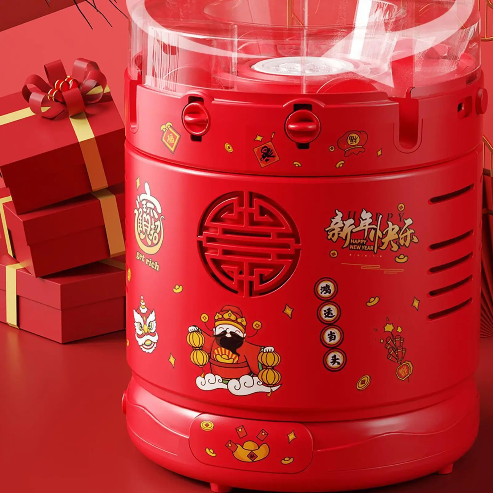 Machine à bulles rechargeable par USB, activités de plein air avec lumières, souffleur de bulles automatique, jouets pour mariage, Noël, Nouvel An chinois