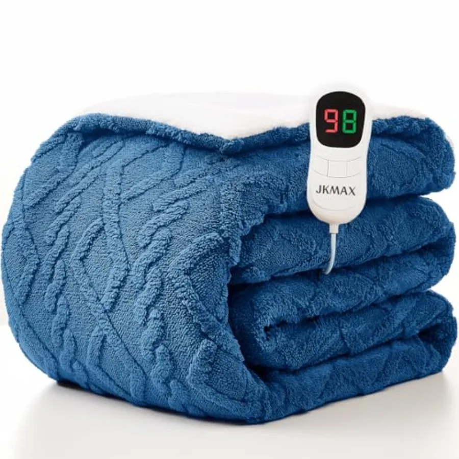 

Heated Electric Blanket Full Size-72"x84" Heating Blanket with 10 Heating Levels and 5 Time Settings Over-Heat Protection Winte