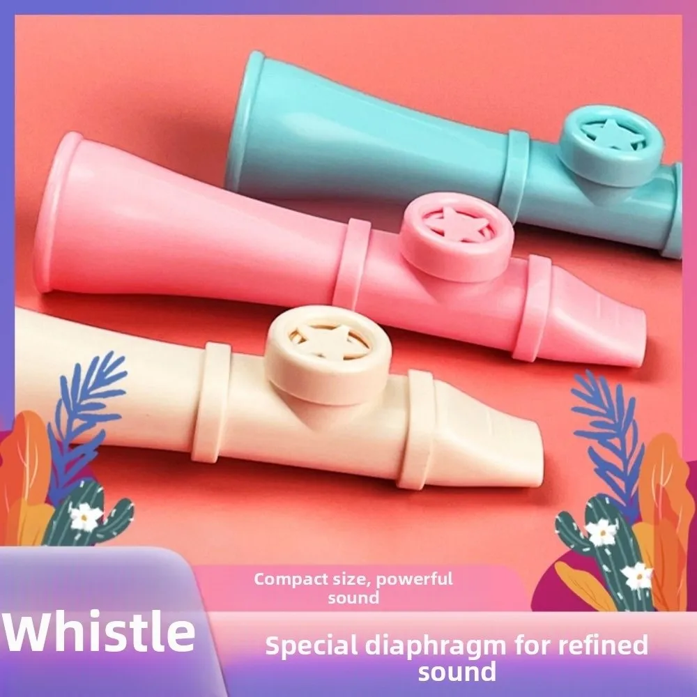 

Flute-shaped Kazoo Instrument Learn Easily Wear-resistant Colored Flute Detachable Portable ABS Kazoo Instrument Beginners