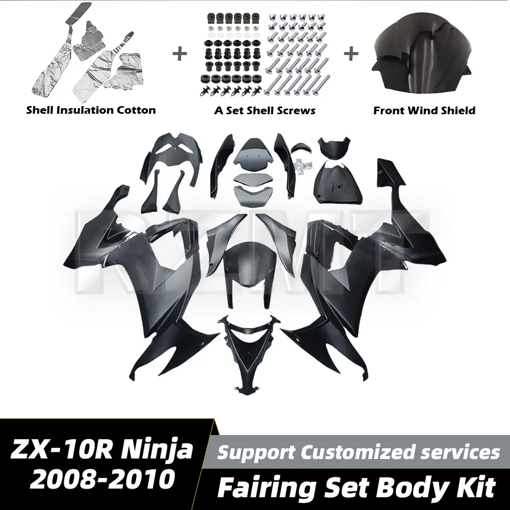 

Motorcycle Fairings For Kawasaki ZX-10R Ninja 2008-2010 Mold Painted ABS Plastic Bodywork Kits Accessories Shell Injection 108a