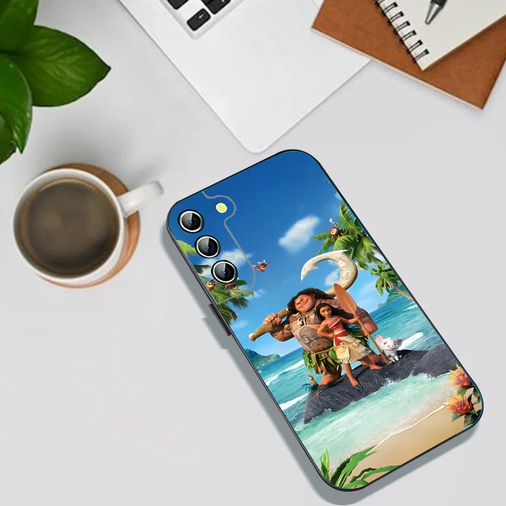 M-Moana Phone Case For Samsung Galaxy A52 A12 A51 S21 Edge S22ULTRA S23 S20LITE Plus Ultra Black Cover