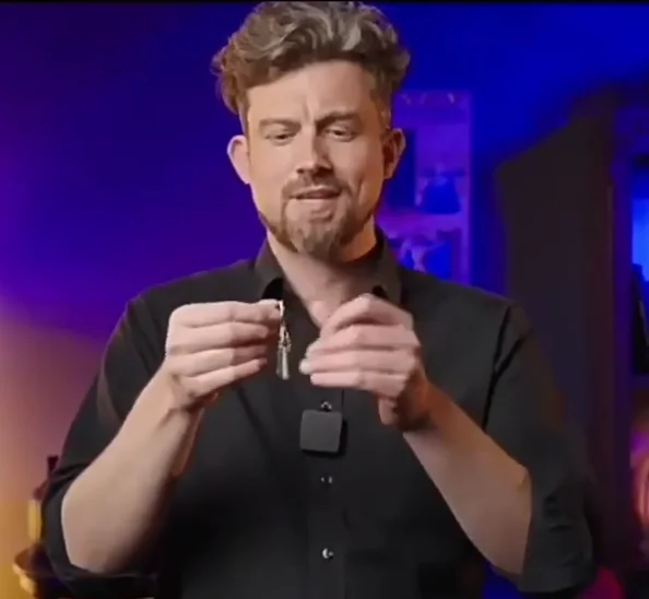 Adereço profissional para mentalismo de close-up - Ilusão de transferência de chave instantânea para mágicos - Acessório para truque de mágica de close-up