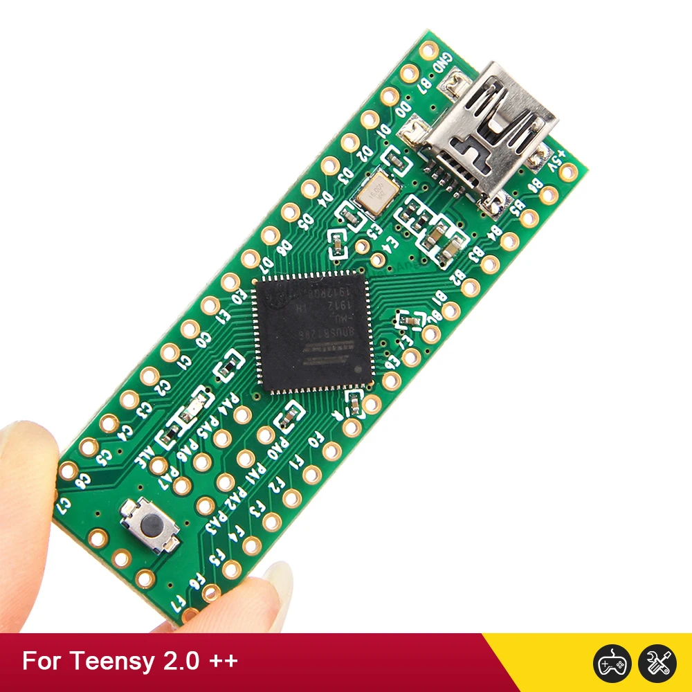 NEW Teensy 2.0++ USB AVR Development Board ISP U Disk Keyboard Mouse Experimental Board AT90USB1286 For Arduino