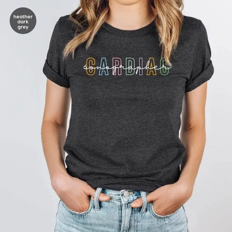Cardiac Sonographer T Shirt s Nurse Life For Sonography Graduate