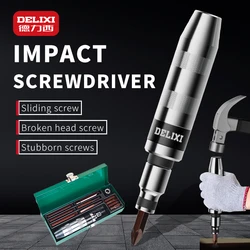 Impact screwdriver, screwdriver, hit the batch extractor, change the cone head, hammer the vibration, disassemble the artifact