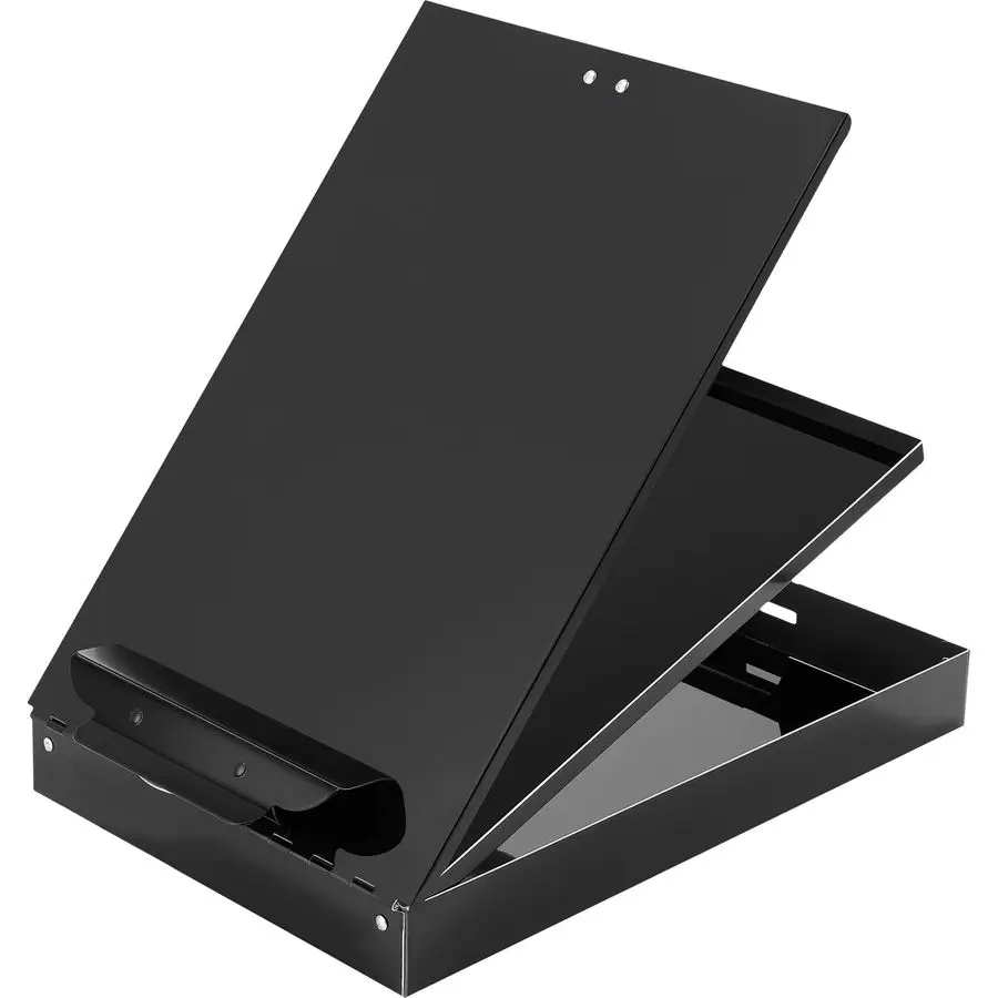 

1 Pieces Metal Storage Clipboard Letter Size Heavy Duty Aluminum Clip Board 14 x 9.06 x 2.95 Contractor Clipboard Dual Storage F