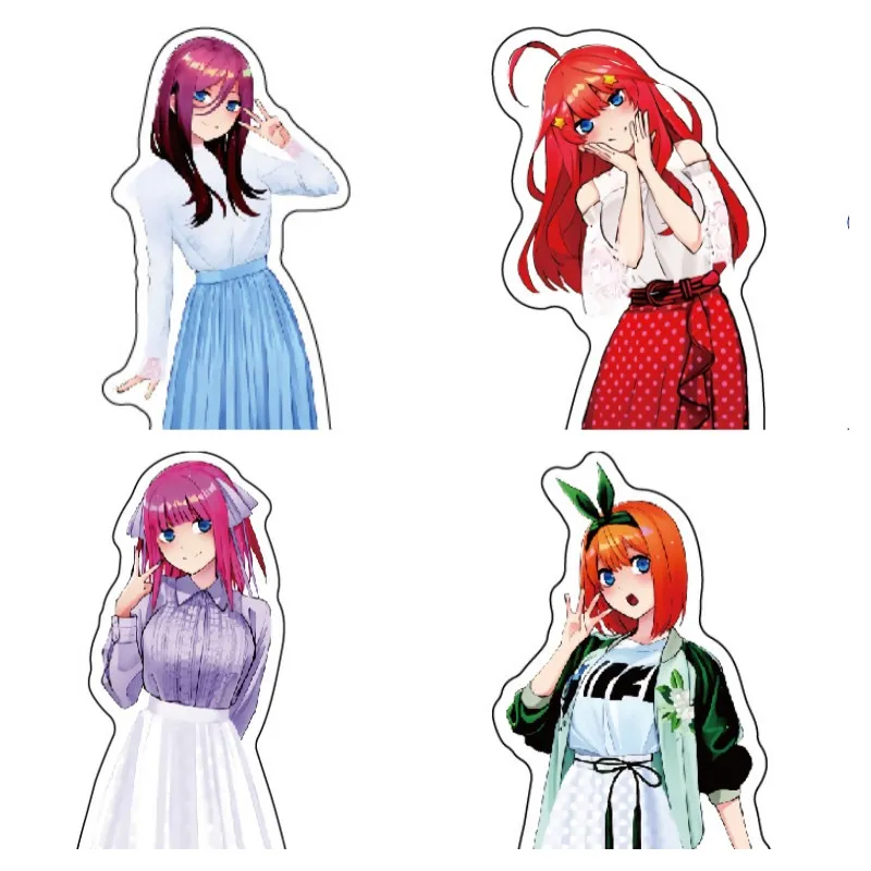 Anime The Quintessential Quintuplets Figures Nakano Yotsuba Cosplay Acrylic Stand Model Plate Desk Decor Standing Sign Toys