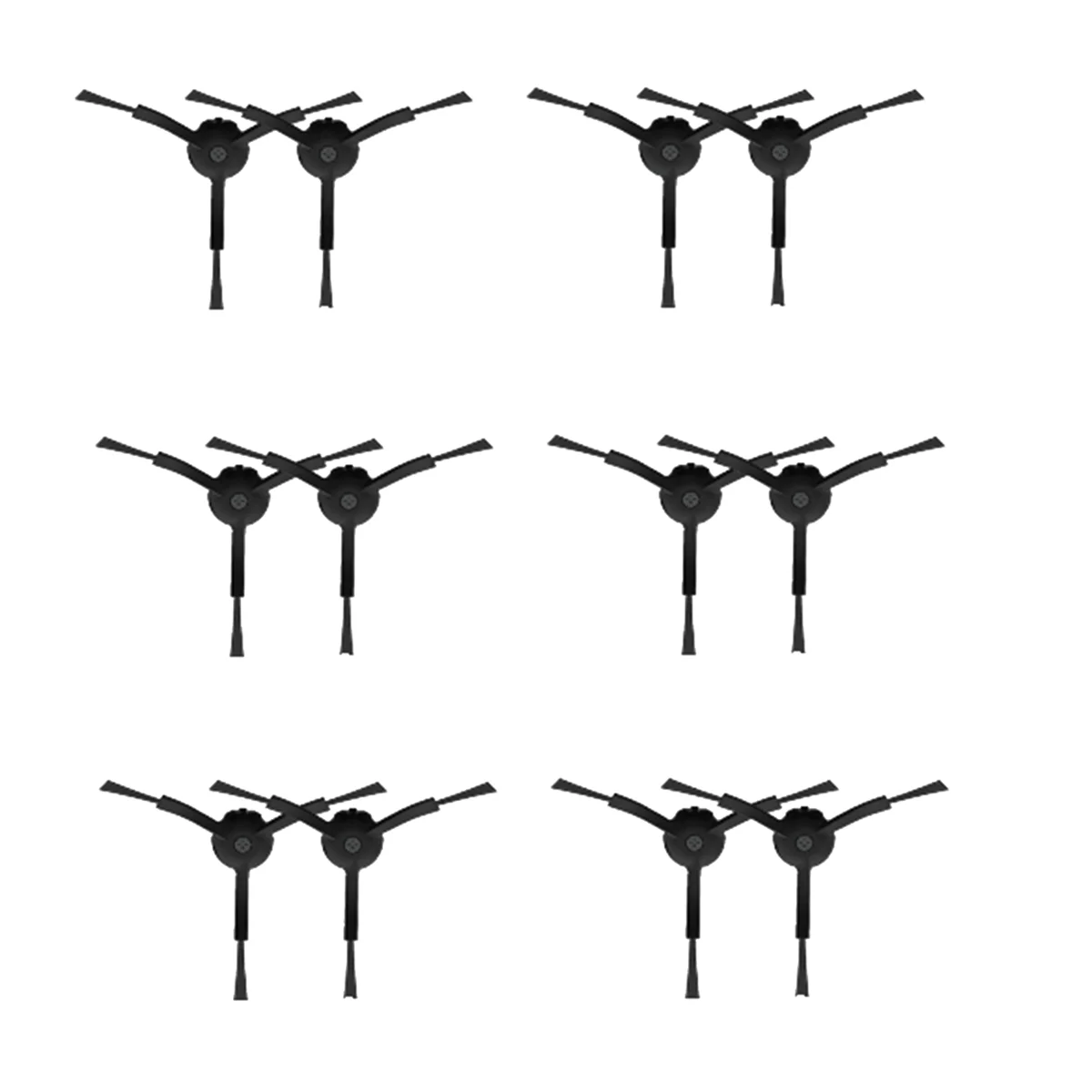 Cepillo Lateral de 12 Uds para piezas de limpiador S8 MaxV Ultra/S8 Max