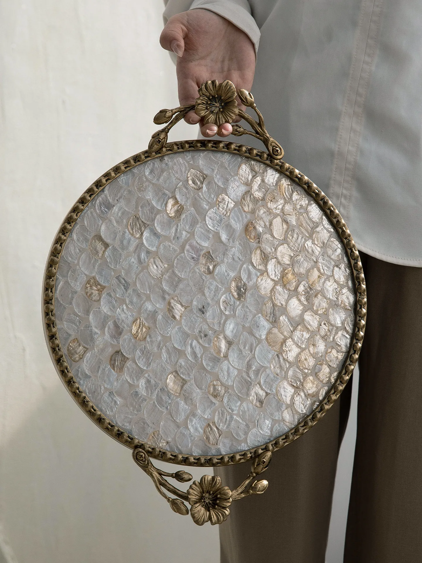 Retro Light Luxury Shell Decor - Luxury Skincare Tray recension och pris