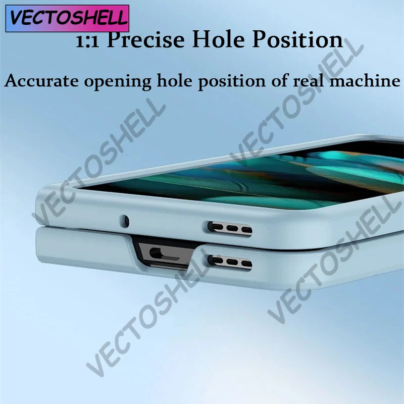 Dla Samsung Galaxy Z Fold 6/5/4/3 Etui Hard PC z ochroną zawiasów Wstrząsoodporna, smukła obudowa