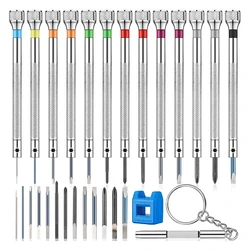 Precision Screwdriver Set 0.6-2.0mm Micro Cross Screwdriver Kit For Home Watch Eyeglasses Jewelry Repair Tool