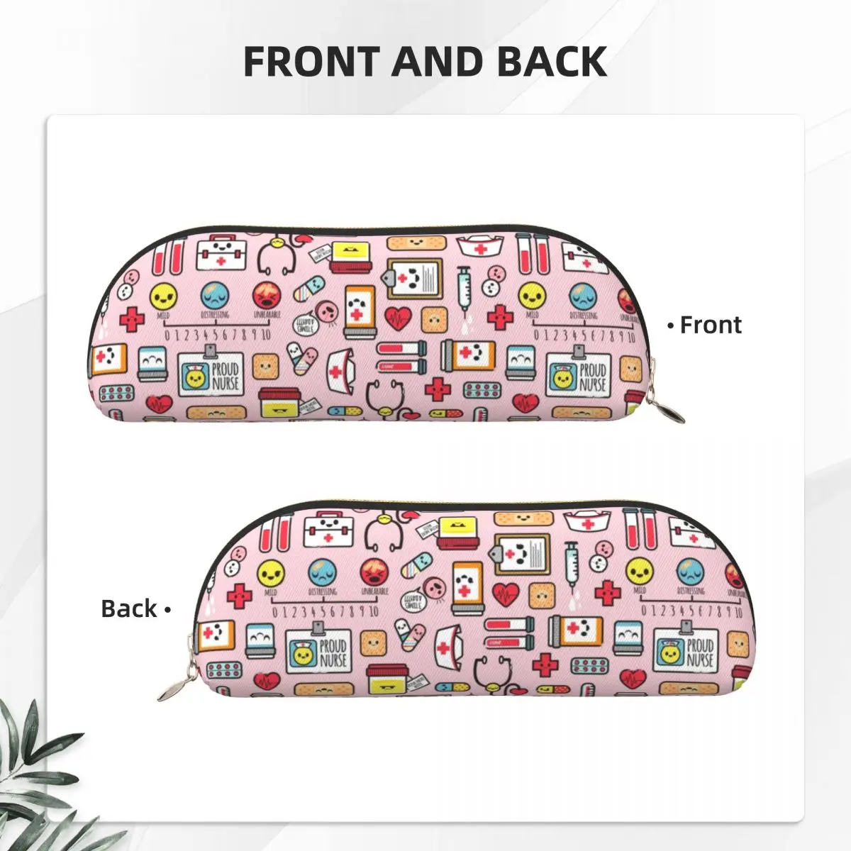 Estuche para lápices con modo de enfermera, estuche para lápices, suministros de papelería, caja grande para bolígrafos, bolsa para lápices para la escuela de estudiantes