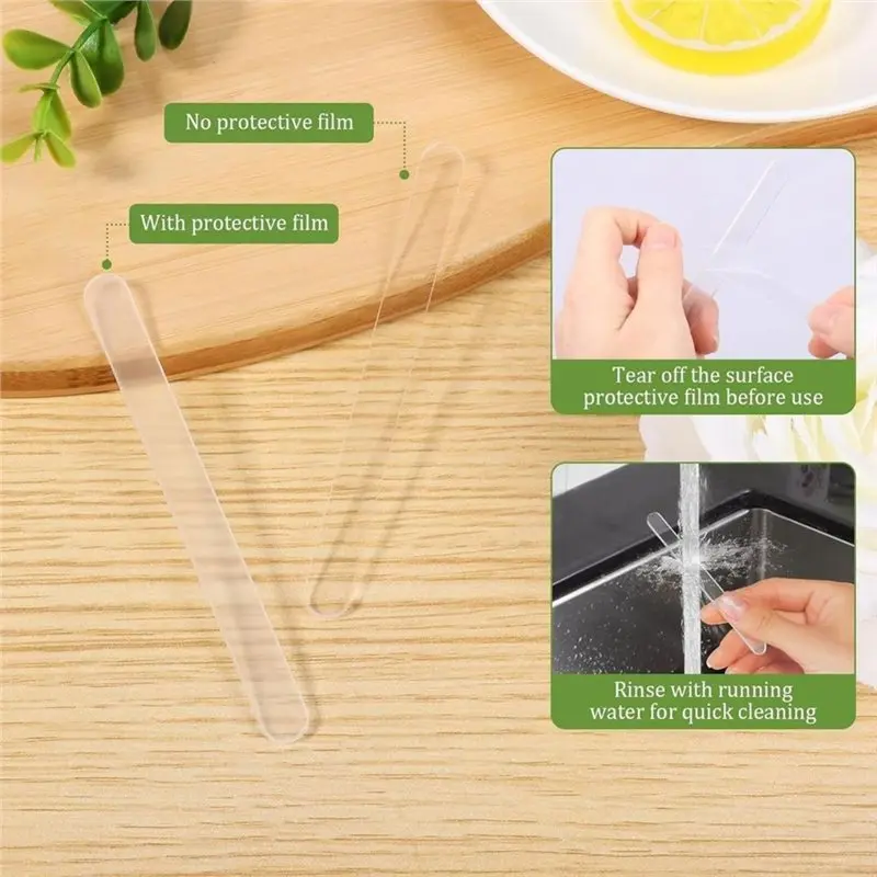 DTA4-Acrylic Reusable Sticks(150 Pcs), Transparent 4.5 In For Cakesicle Mold Mirror For Cake Pops