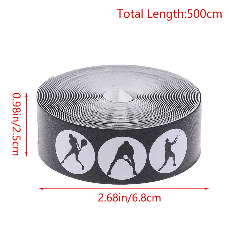 500CM Tennis Racket Head Protection Tape Anti-collision Reduce The Impact And Friction Tennis Racquet Head Guard Stickers