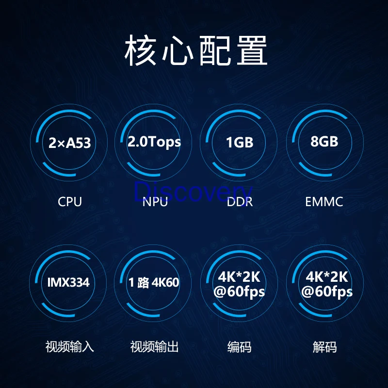 لوحة تطوير Hiss Hi3519A مدخل HDMI4K60FPS/مدخل المستشعر/مدخل HDMI