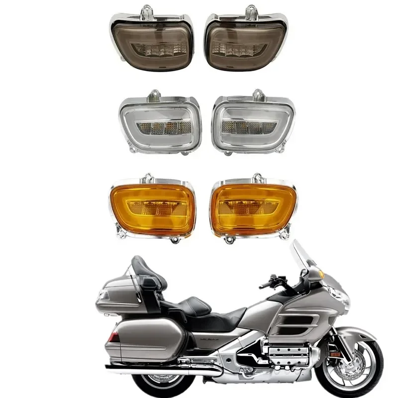 

For Honda Goldwing Gold wing GL1800 GL 1800 2001-2017 F6B 2013-2017 Motorbike Parts Front LED Turn Signals