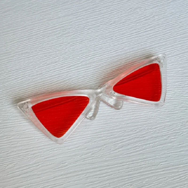 ل غازي جي sziga النظارات الشمسية 8.5 سنتيمتر عمل الشكل غازي جي sziga نظارات ثلاثة أرجل القط نظارات النظارات الشمسية نظارات دمية القطن