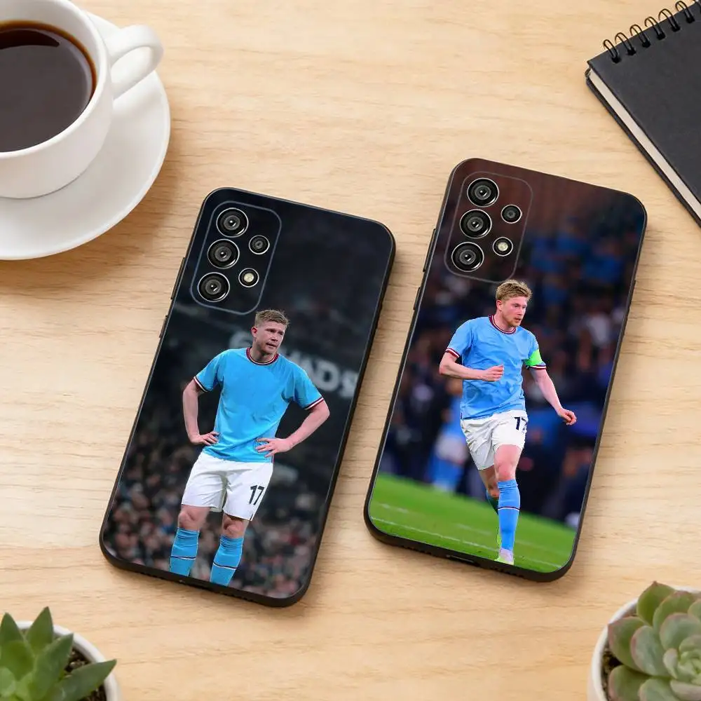 Kevin De Bruyne Football Star Phone Case For Samsung S25,S24,S21,S22,S23,S30,Ultra,S20,Plus,Fe,Soft Silicone Black Cover
