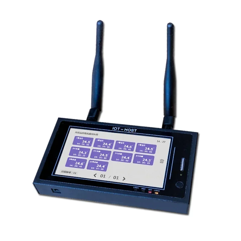 Intelligent Remote 4G Temperature and Humidity Sensor Cold Chain Warehouse Multi-Channel Wireless Temperature Measurement
