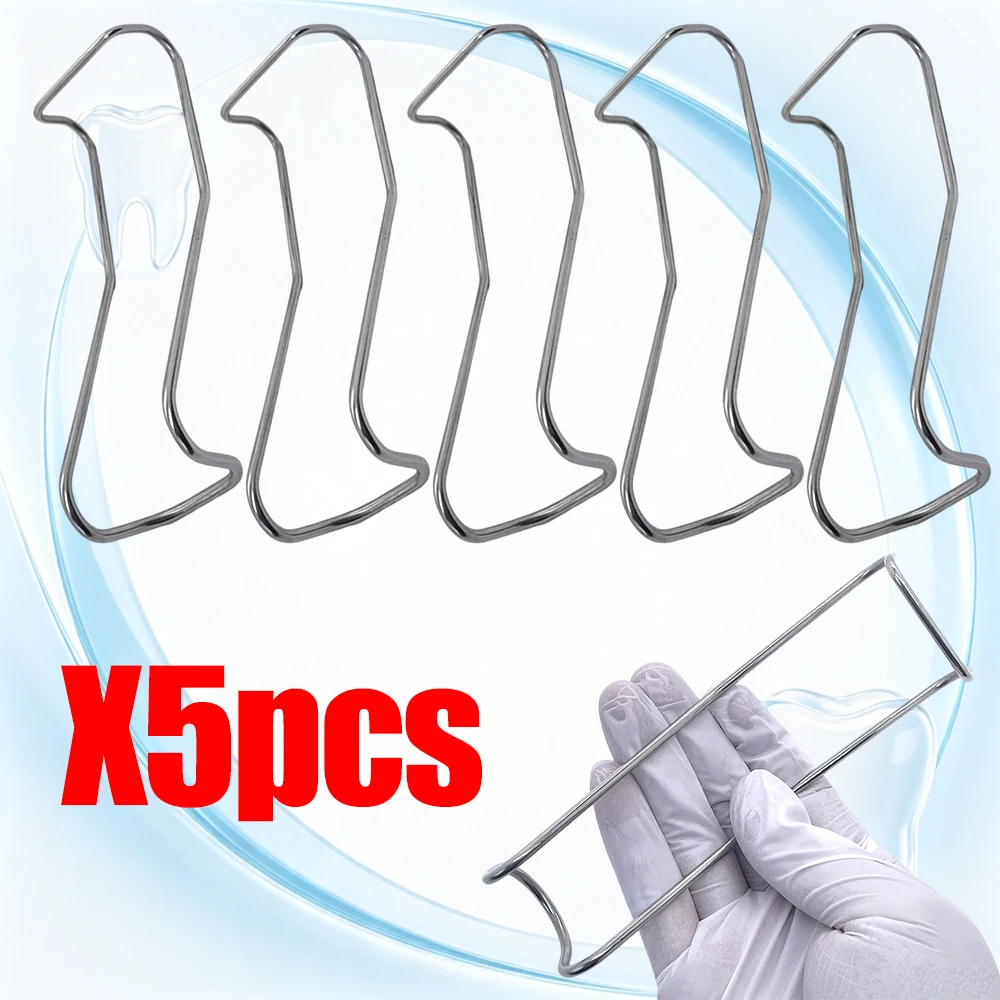 5pcs Dental Cheek Retractor Set Autoclavable Mouth Opener Orthodontic Instrument Oral Implant Surgery