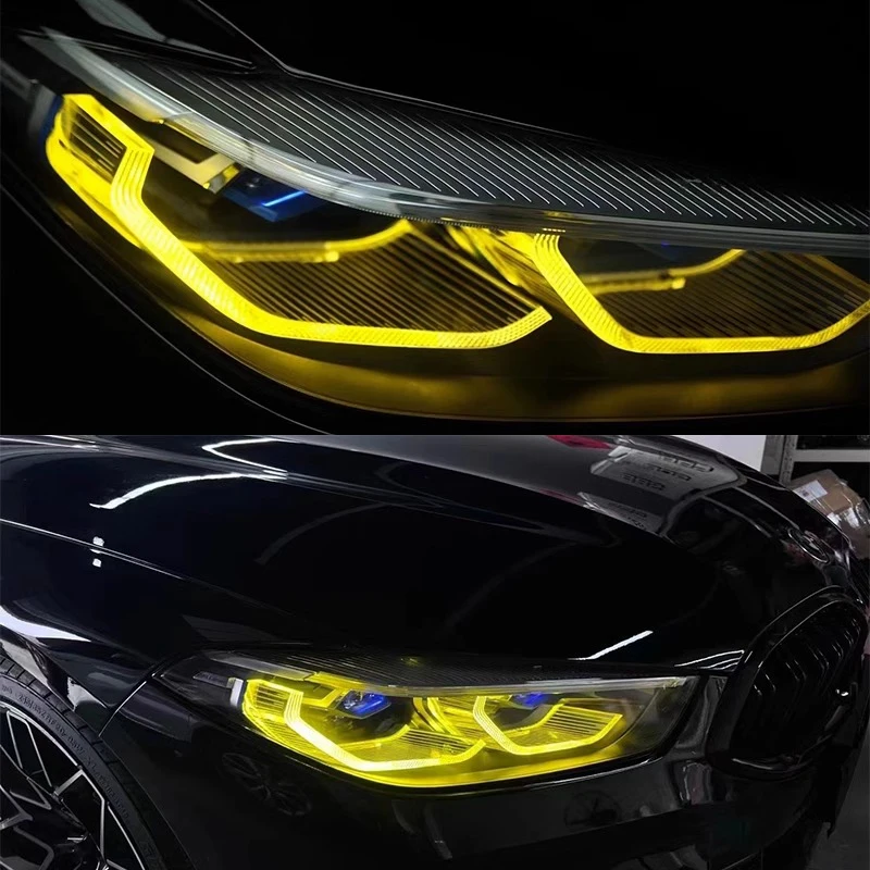 

Car accessories for BMW 8 series M8 i8 G14 G15 G16 F91 F92 F93 CSL Lemon Yellow DRL Module RGB LED boards daytime running lights