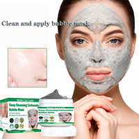 Cleansing Applicator Bubble Mask Moisturizing Gentle Applicator Oxygen Blackhead & Acne Cleansing Mud Mask