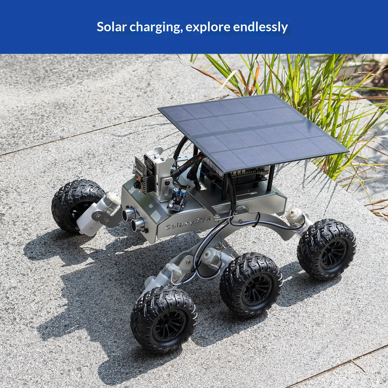Smart Robot Mars Rover with Camera Compatible with Arduino Uno R3 for Scratch Programming view 4