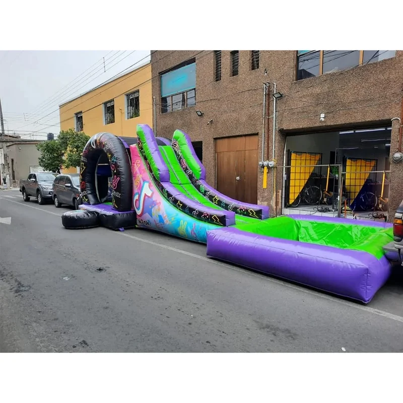 Commercial PVC Inflatable Bouncer for TikTok Bouncy Castle Bounce House with Blower and Repair Accessory Model for Sale