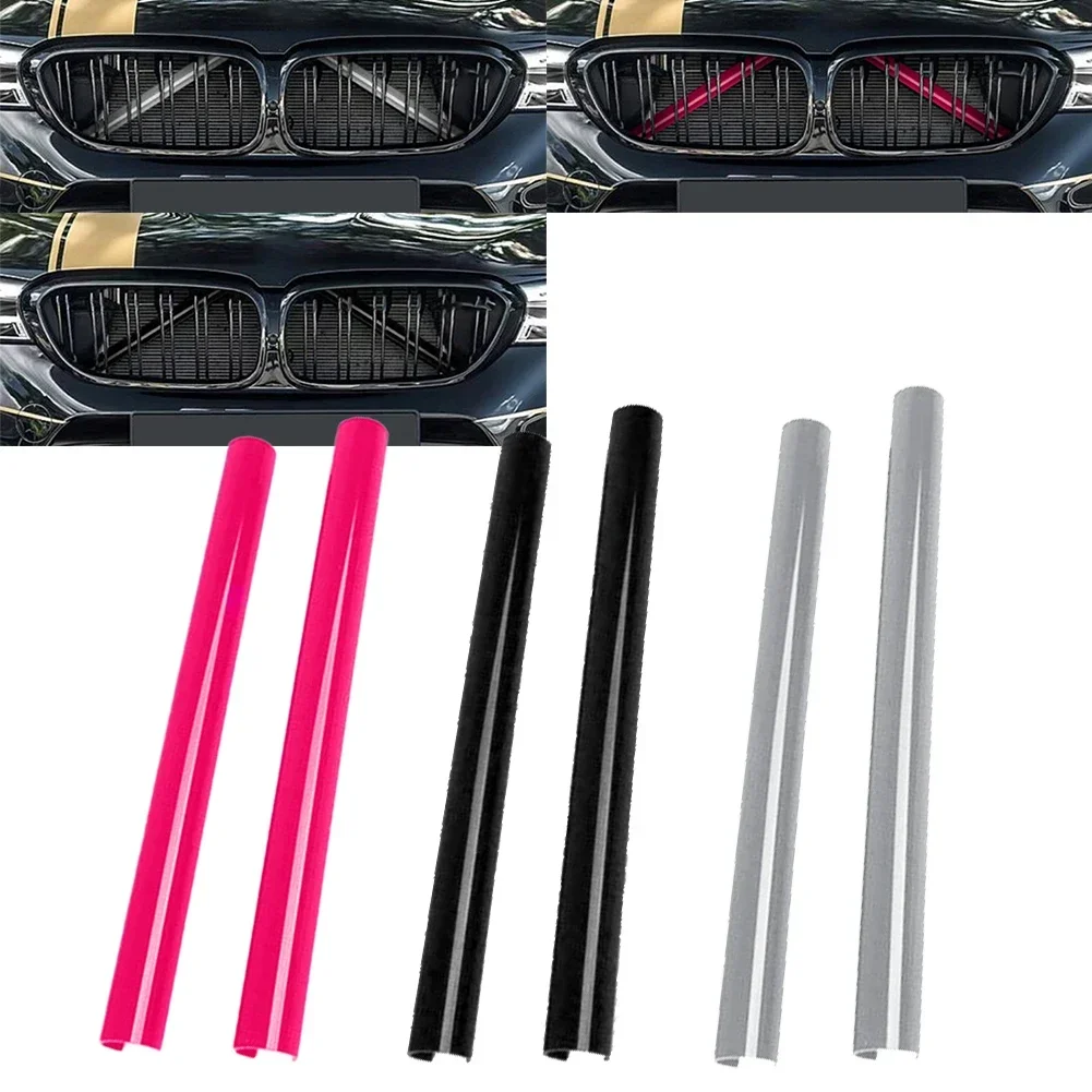 2Pcs Car Support Front Grill Bar V Brace- Wrap For BMW F30/F31/F32 For F33/F34/F35 Garnishing Tube- Decorative Trims Molding Fit