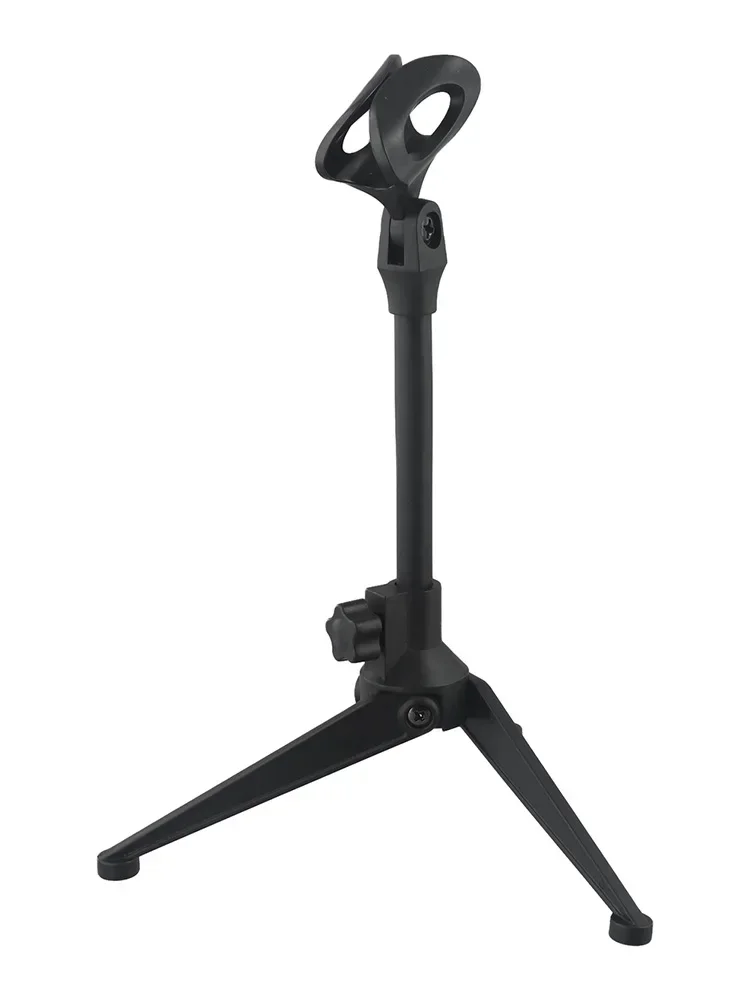 1x supports de Microphone trépieds de bureau Mini support de Table Portable support de micro réglable support de pince de micro supports légers