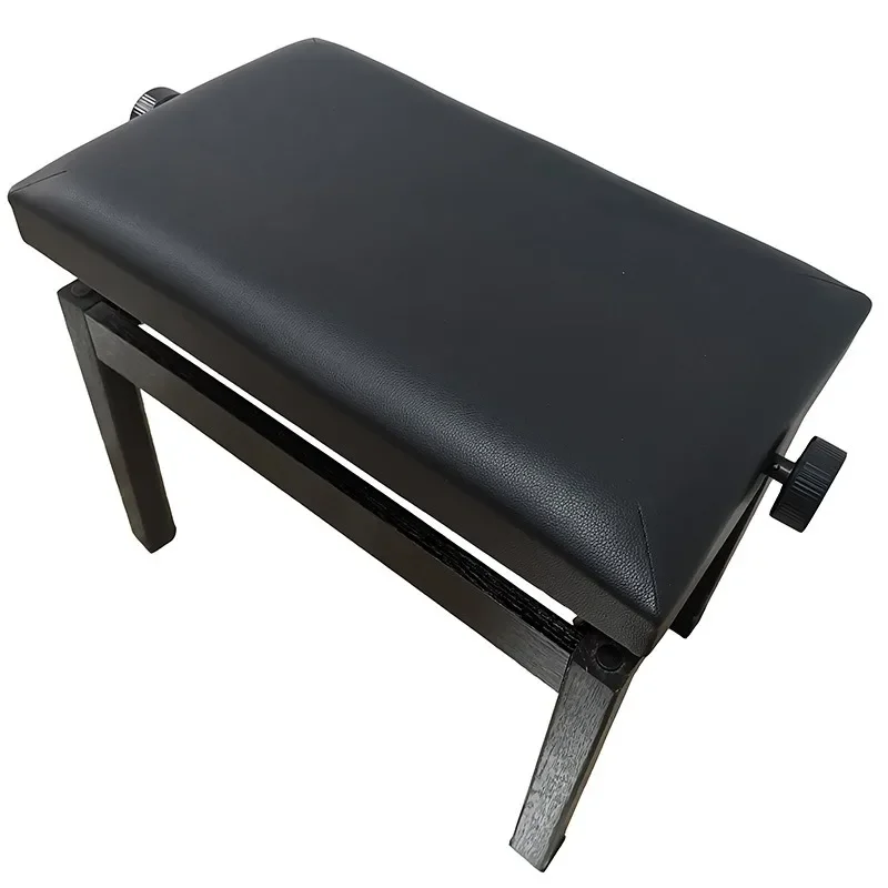 Adjustable Height Piano Stool for Adults and Kids – Black, Brown, White Keyboard Chair for Music Instrument Playing