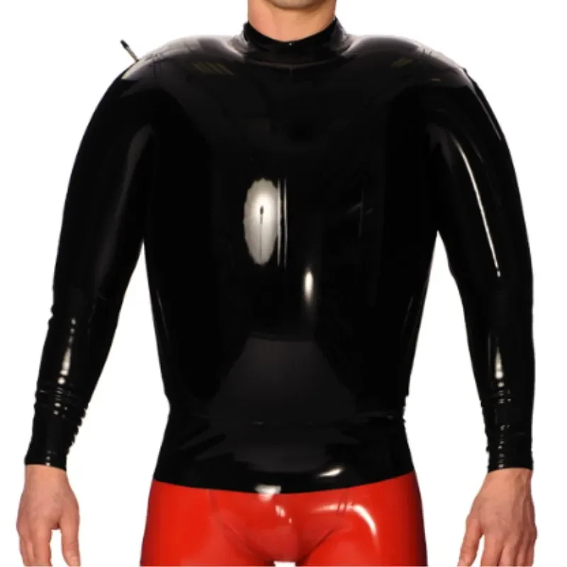 Latex 100% Rubber Tops Double Layer Material Special Shiny High Quality Handmade Customize Skin-friendly Size XS-XXL