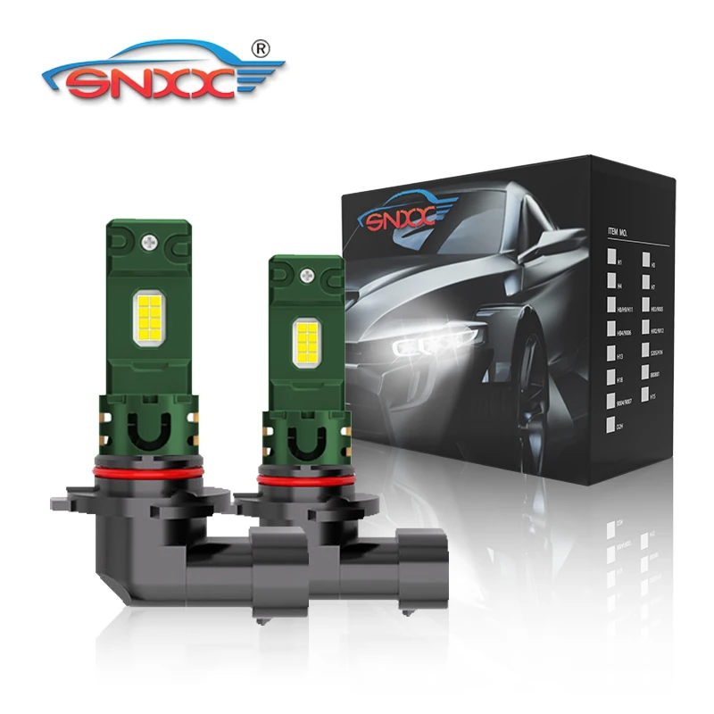

SNXX 2PCS 30000LM 9005 HB3 LED Headlight Bulbs 60W HB4 9006 H8 H9 H11 Car Light 12V Canbus 6500K White Fog Lamp