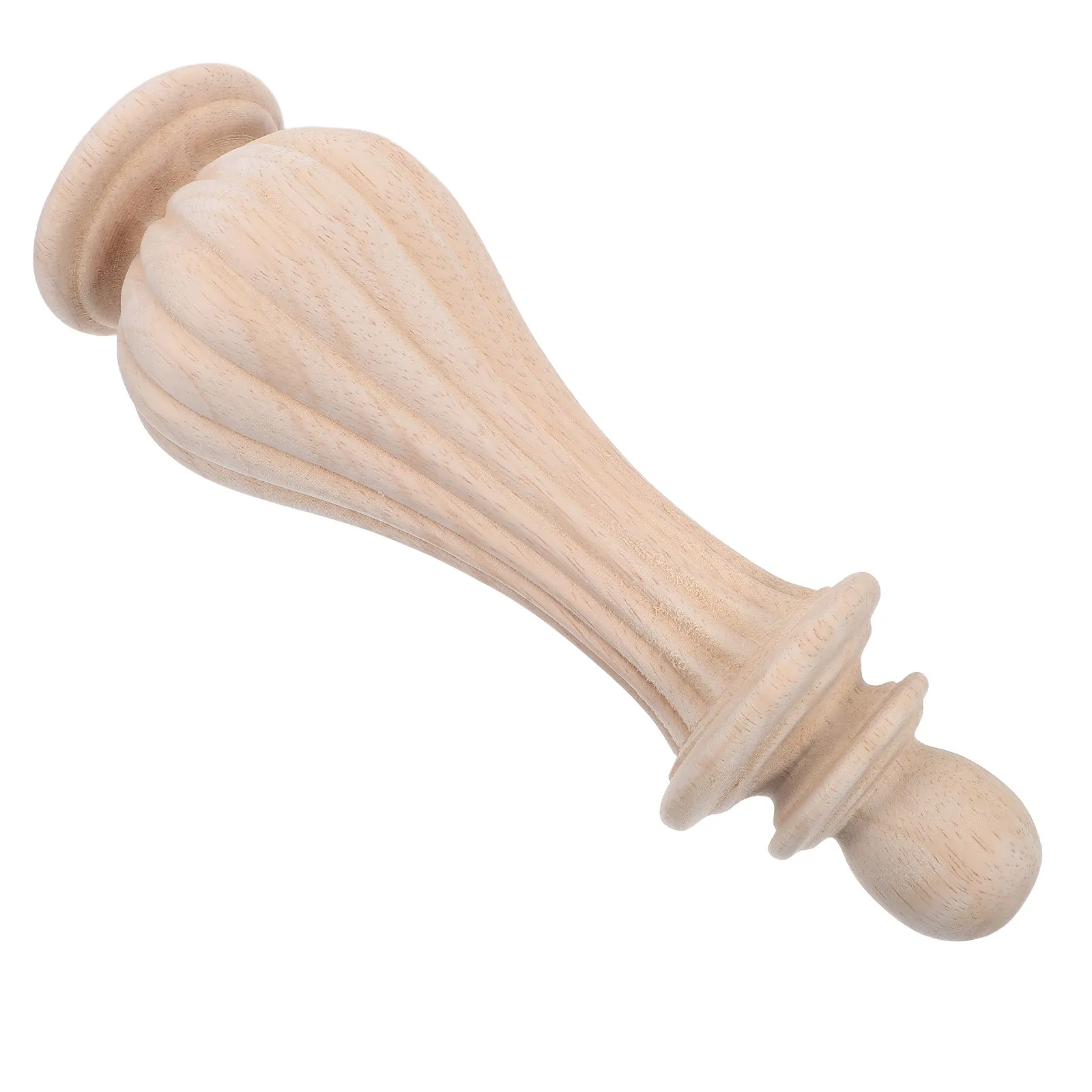 

Wooden Finials Unfinished Handcarved Ball Decorative Posts For Stair Balusters Bed Canopy Curtain Rods Craft Projects