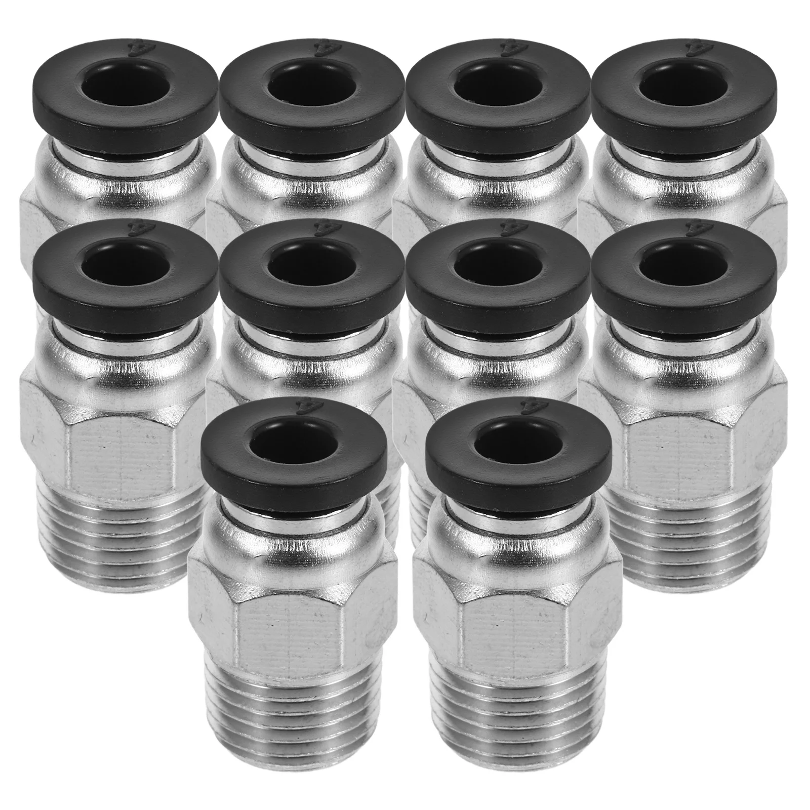 

10pcs Pneumatic Fittings For 3D Printers Ptfe Tube Push Connectors Straight Air Hose Fitting Compatible With E3D- Bowden